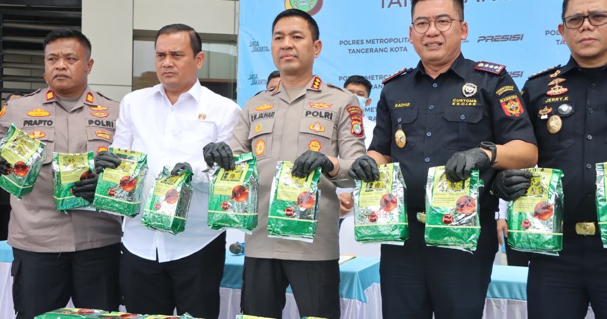 Toyota Alphard Jadi Kendaraan Sabu, Polres Metro Tangerang Kota Gagalkan Narkoba 25 Kg