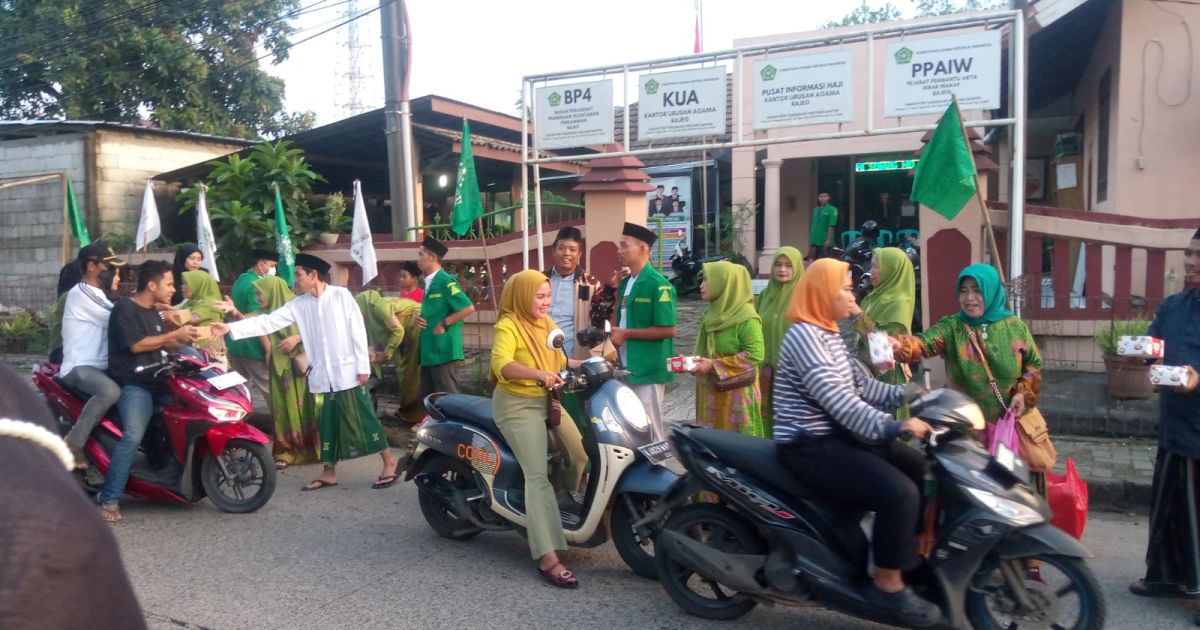 GP Ansor Kecamatan Rajeg Gelar Amaliah Berbagi Takjil pada Momentum Ramadhan.