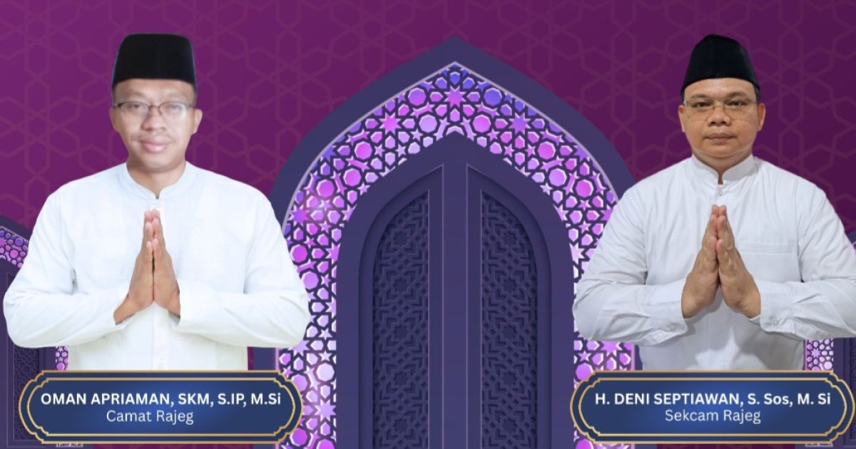 Camat Rajeg Oman Apriaman Mengucapkan Selamat Hari Raya Idul Fitri 1447 Hijriyah