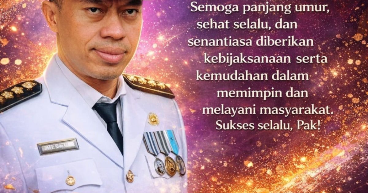 MCR Beri Ucapan Selamat Milad Pada Camat Rajeg Oman Apriaman Ke-49 Tahun