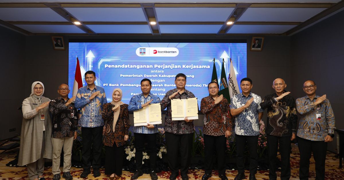 Tren Kinerja Positif, Bank Banten Kelola RKUD Pemkab Serang  --