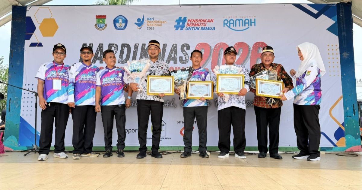 Semarak Hardiknas 2026: Kecamatan Rajeg Gelar Rangkaian Lomba Hingga Penyerahan Penghargaan Guru Transformatif