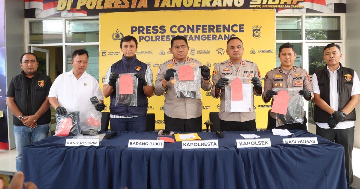 Ngaku Polisi Lalu Peras Warga, Enam Orang Diamankan Polresta Tangerang