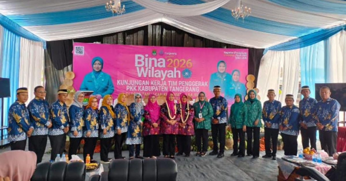 TP-PKK Kabupaten Tangerang Kunjungan Kerja Bina Wilayah (Binwil) 2026 Di Desa Tanjakan Disambut Hangat Camat dan Ketua TP PKK Kecamatan Rajeg