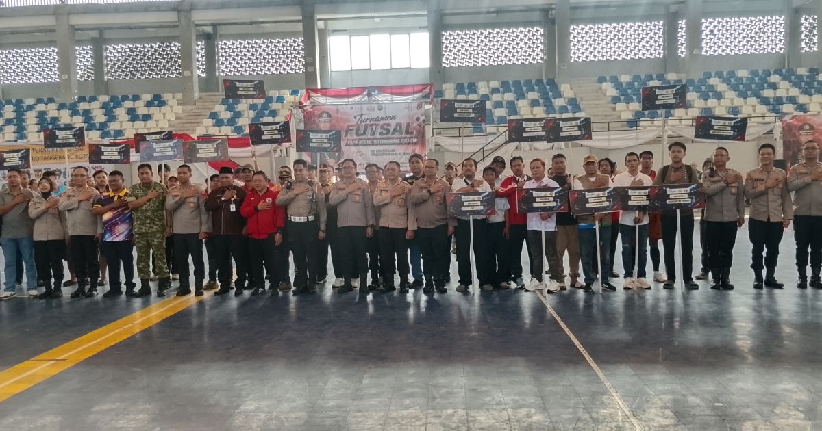 29 Tim Ramaikan Piala Kapolres Metro Tangerang Kota, Jadi Ajang Perkuat Sinergitas Polisi dan Masyarakat