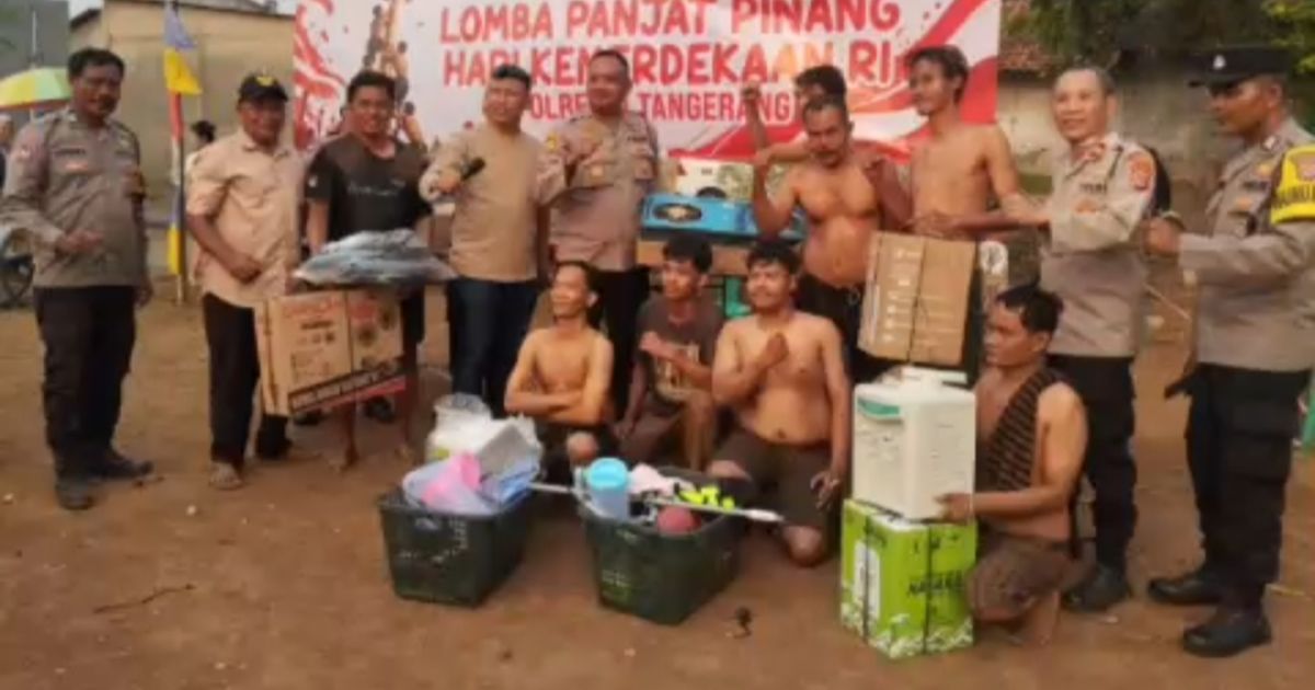 Polsek Rajeg Gelar Perlombaan Memeriahkan HUT RI ke 81 Bersama Warga