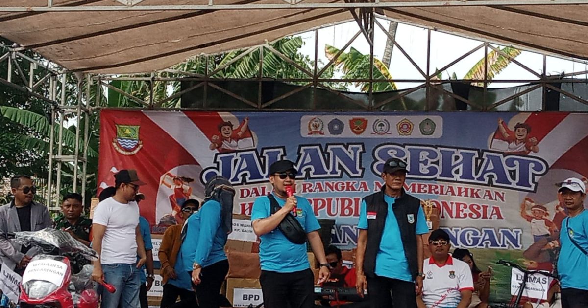 Pemerintah Desa Pangarengan Gelar Lomba Jalan Sehat Memperingati HUT RI ke-81