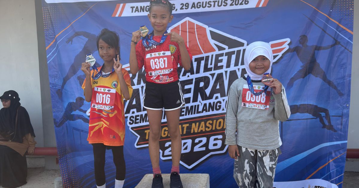 Optimis Terus, Khainuna Cantika Fatoni Raih Juara 3 Lari Atletik Meski Bersaing dengan Juara Bertahan Dan Berpengalaman
