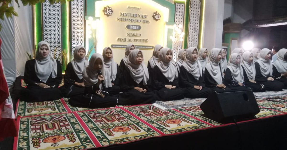 ratusan Jamaah, Hadiri Peringatan Maulid Nabi Muhammad SAW