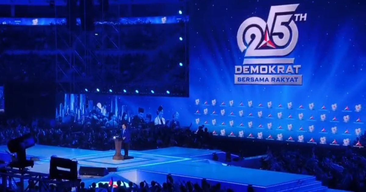 Hut Partai Demokrat yang ke 25 AHY Gaungkan Gerakan Indonesia Asri